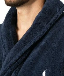 Polo Ralph Lauren Kimono 714853990/001 Bademantel, Baumwolle, Marineblau, Marine -schlechtchritte 378155 norm2