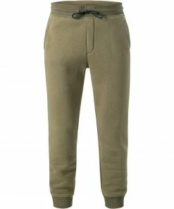 HUGO Sweathose Doldberg 50458345/304 Sweatpants, Baumwolle, Olivgrün, Olive