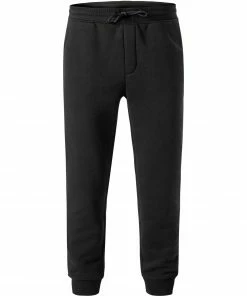 HUGO Sweathose Doldberg 50458345/001 Sweatpants, Baumwolle, Schwarz
