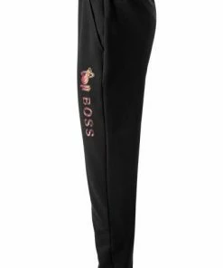 BOSS Sweathose Slamdunk 50461960/008 Sweatpants, NBA Capsule Kollektion, Baumwolle, Schwarz, Schwarz-orange -schlechtchritte 378531 norm3
