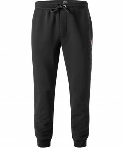 BOSS Sweathose Slamdunk 50461960/001 Sweatpants, NBA Capsule Kollektion, Baumwolle, Schwarz, Schwarz-rot