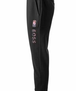 BOSS Sweathose Slamdunk 50461960/001 Sweatpants, NBA Capsule Kollektion, Baumwolle, Schwarz, Schwarz-rot -schlechtchritte 378533 norm3