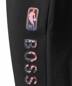 BOSS Sweathose Slamdunk 50461960/001 Sweatpants, NBA Capsule Kollektion, Baumwolle, Schwarz, Schwarz-rot -schlechtchritte 378533 norm4