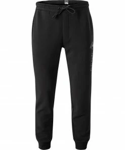 BOSS Sweathose Slamdunk 50461960/002 Sweatpants, NBA Capsule Kollektion, Baumwolle, Schwarz, Schwarz-lila