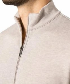 BOSS Sweatjacke Contem 50460379/270 Baumwolle, Beige meliert, Beige -schlechtchritte 378554 norm2