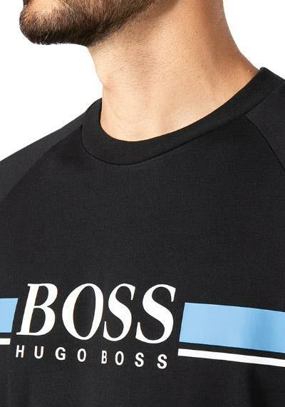 BOSS Sweatshirt Authentic 50460286/002 Baumwolle, Schwarz 3 BOSS Sweatshirt Authentic 50460286/002 Baumwolle, Schwarz – Bild 3