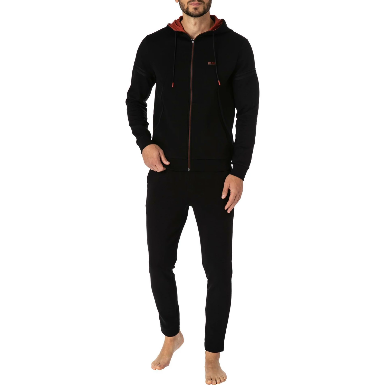 BOSS Tracksuit Set 50457044/001 Trainingsanzug, Baumwolle, Schwarz 1 BOSS Tracksuit Set 50457044/001 Trainingsanzug, Baumwolle, Schwarz