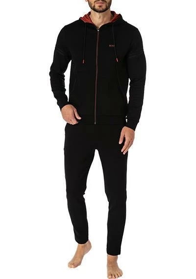 BOSS Tracksuit Set 50457044/001 Trainingsanzug, Baumwolle, Schwarz 2 BOSS Tracksuit Set 50457044/001 Trainingsanzug, Baumwolle, Schwarz – Bild 2