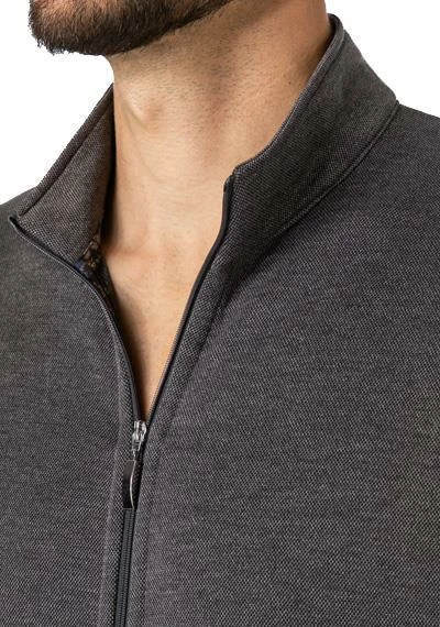 Novila Hausanzug Mike 8204/069/11 Baumwolle, Anthrazit meliert, Anthrazit 3 Novila Hausanzug Mike 8204/069/11 Baumwolle, Anthrazit meliert, Anthrazit – Bild 3