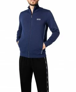 BOSS Sweatjacke Tracksuit 50460266/424 Baumwolle, Tintenblau