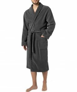 JOOP! Bademantel 1651/767 Baumwoll-Frottee, Anthrazit