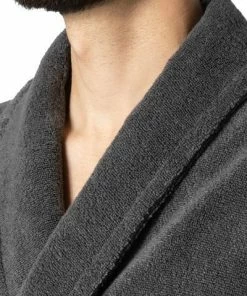 JOOP! Bademantel 1651/767 Baumwoll-Frottee, Anthrazit -schlechtchritte 382804 norm2