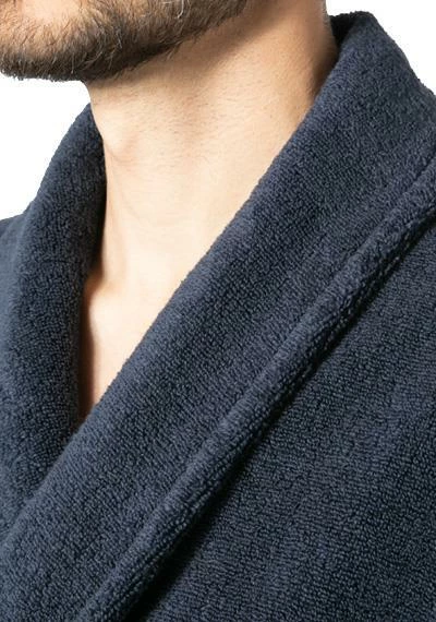 JOOP! Bademantel 1651/175 Baumwoll-Frottee, Nachtblau, Blau 3 JOOP! Bademantel 1651/175 Baumwoll-Frottee, Nachtblau, Blau – Bild 3