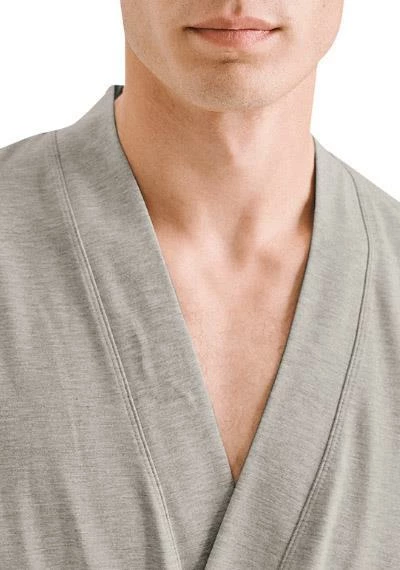 Seidensticker Bademantel 12.100039/0031 Baumwoll-Jersey, Hellgrau meliert, Hellgrau 3 Seidensticker Bademantel 12.100039/0031 Baumwoll-Jersey, Hellgrau meliert, Hellgrau – Bild 3