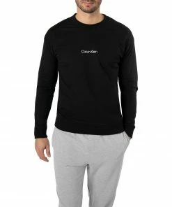 Calvin Klein Underwear Calvin Klein Sweatshirt NM2172E/UB1 Baumwolle, Schwarz