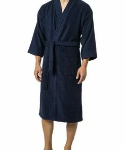 Kleinmann Kimono Rio 019100/344 Bademantel, Baumwolle, Nachtblau, Blau 7 Kleinmann Kimono Rio 019100/344 Bademantel, Baumwolle, Nachtblau, Blau -schlechtchritte 7533 norm